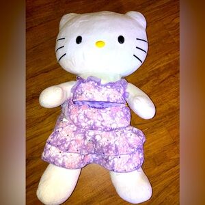 Hello Kitty, Build-A-Bear 18 inch plush with  outfit OG Rare BAB